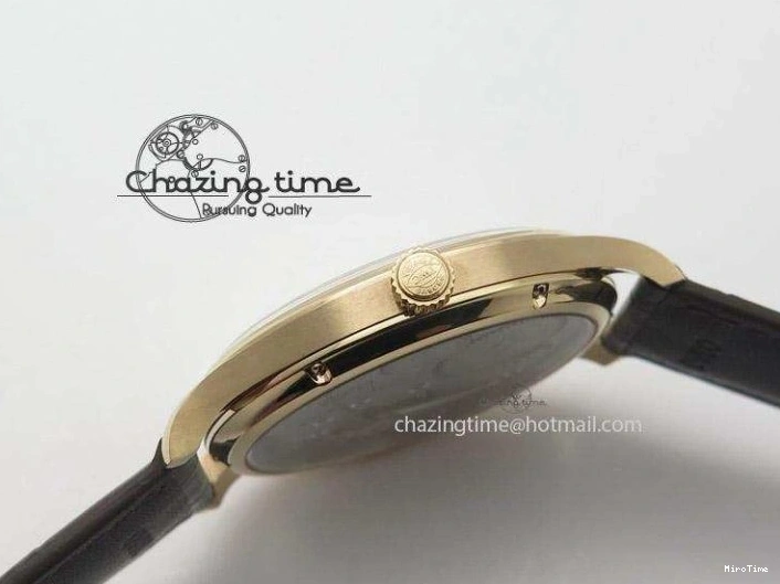 MIROTIME 0207 Compact Portuguese IW545409 RG ZF 1:1 Best Edition White Dial On Brown Leather Strap A 7336